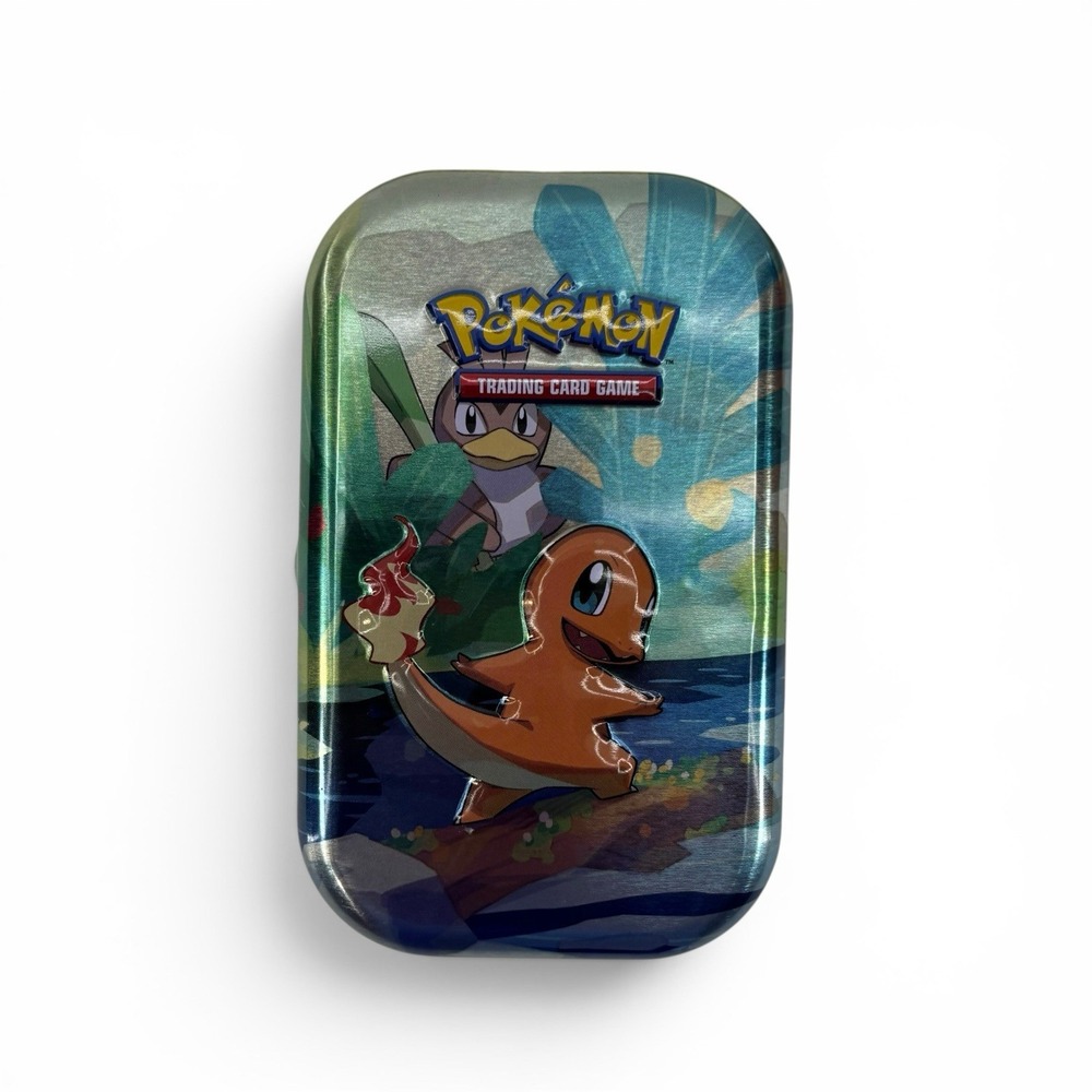 Pokemon TCG Kanto Friends Charmander Farfetch‎ Mini Card Tin- EMPTY